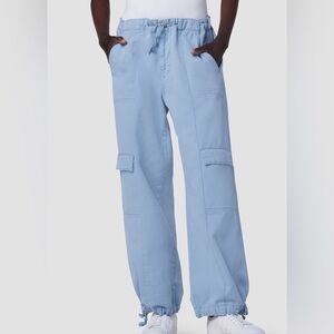 Hudson Y2K Drawstring Parachute Jeans/ Pants Sz Small. Virtually brand new!